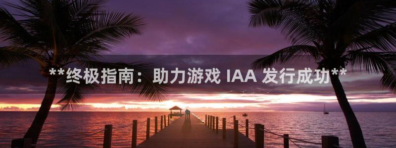 新宝gg6 创造奇迹：**终极指南：助力游戏 IAA 发行成功**