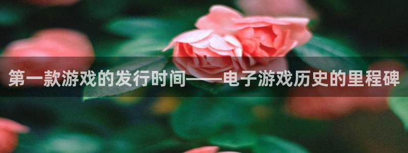 新宝gg最新更新内容与历史回顾：第一款游戏的发行时间——电子游戏历史的里程碑